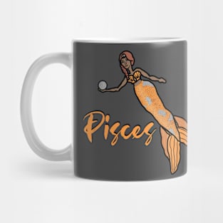 "Pisces" Mermaid Graphic Mug